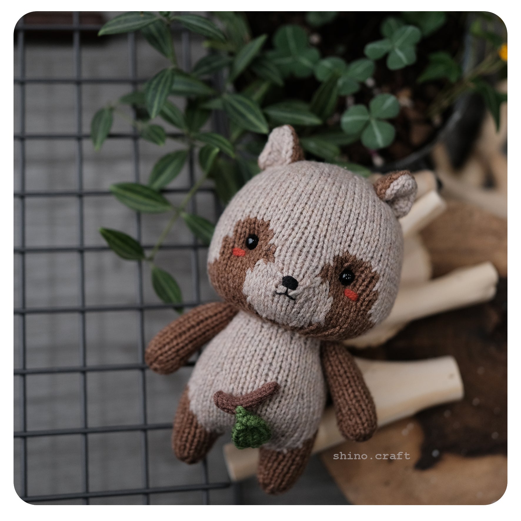 【TANUKI】 Plush Toy S Tanuki to Kitsune Tanuki