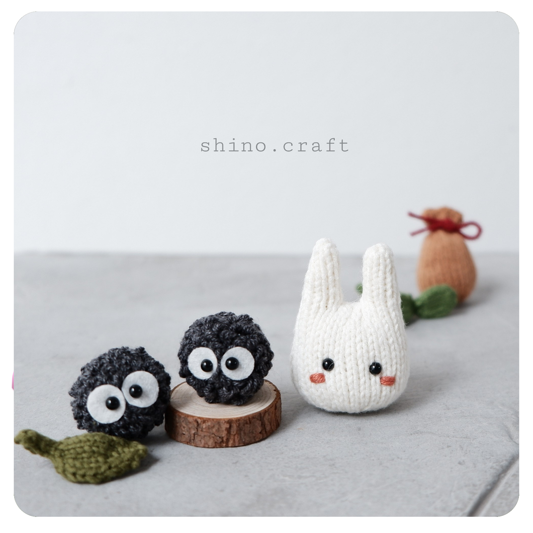 Chibi Totoro and susuwatari. – Shinocraft Chibi Totoro and susuwatari. – Shinocraft